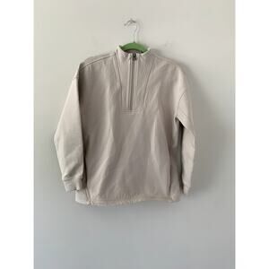 BR Standard Banana Republic Sea Salt Pullover Quarter Zip Sweater Size XS